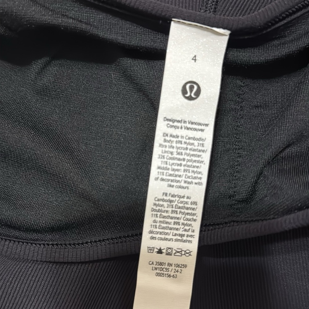 Ribbed Contoured Unitard 6” - Picture 7 of 10